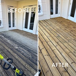 Decking Jet wash and oiling